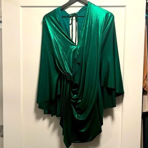 Ellaé Lisqué glitter dress (green shine)